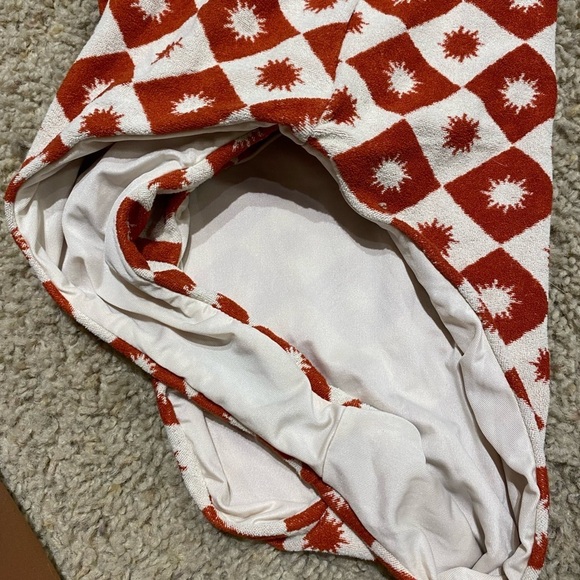 Beach Riot Women’s Marie One Piece Swimsuit in Desert Sun Size M Vacation - Picture 7 of 7